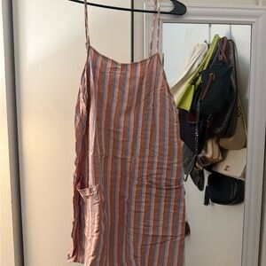 Billabong Peach and Blue Striped Dress